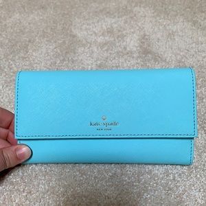 Kate Spade Atoll Blue Wallet w/iPhone 6 Case